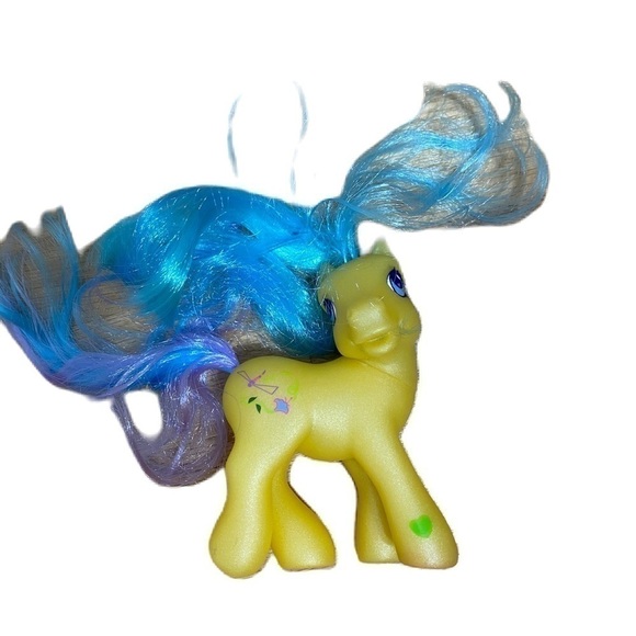 Vintage My Little Pony Gen 3 Meadowbrook Sunny Daze Pose Magnetic Foot Yellow - Picture 1 of 4